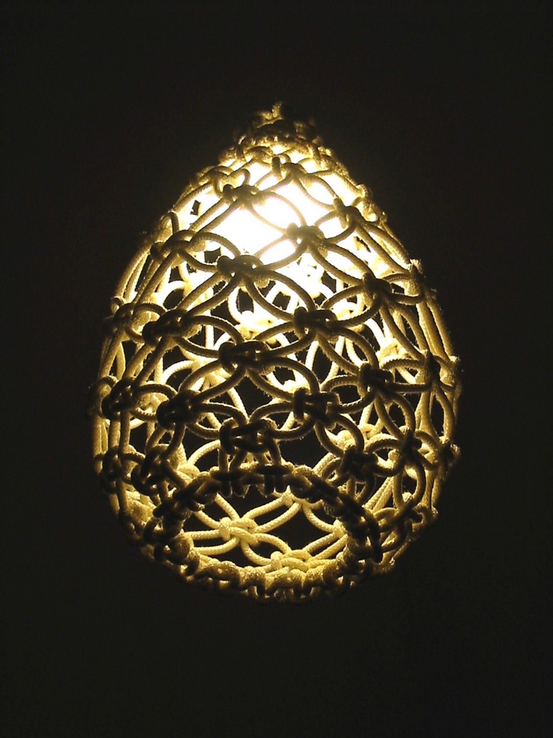 Lampadario Macramè 2